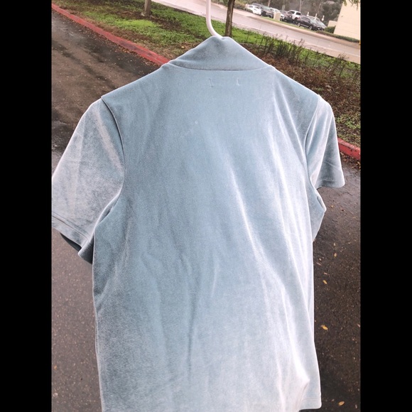 Madewell Velvet Mockneck Size M Sea Green NWOT - Picture 4 of 4